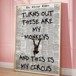 Póster Resulta que este es el periódico gracioso de mis m