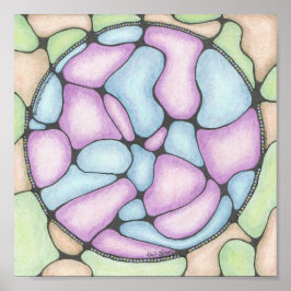 Póster Resumen2 material de doodle impreso 8x8in.