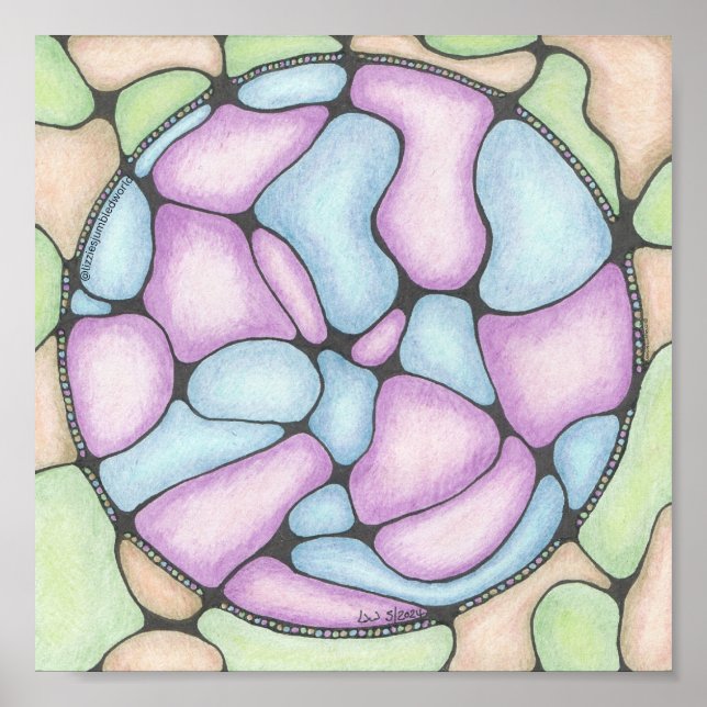 Póster Resumen2 material de doodle impreso 8x8in. (Frente)