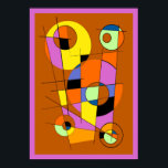 Póster Resumen #937<br><div class="desc">Diseño abstracto geométrico original por Rockett Graphics.</div>