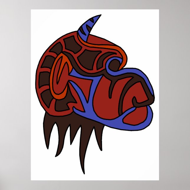 Póster Resumen Cabeza de mono 1 (Frente)