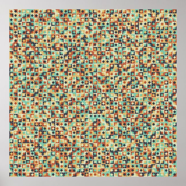 Póster Resumen Cálculo generativo de patrones geométricos (Frente)