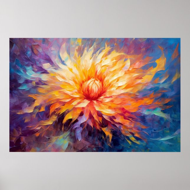 Póster Resumen Dahlia Delight Bella Artes (Frente)