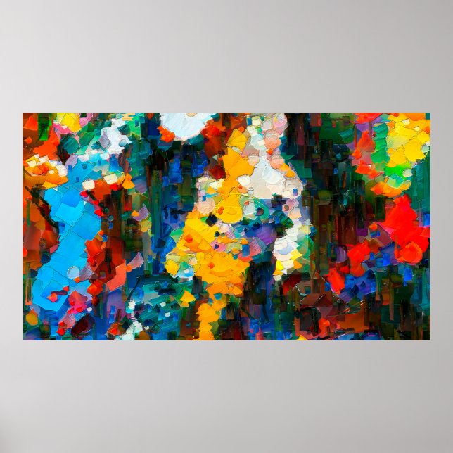 Póster Resumen de antecedentes artísticos. Textura vibran (Frente)