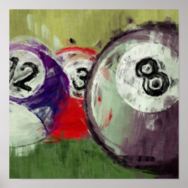 Póster Resumen de Art Billiards (Frente)