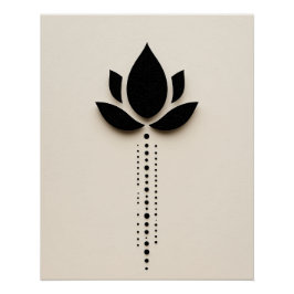 Póster Resumen de arte de las flores