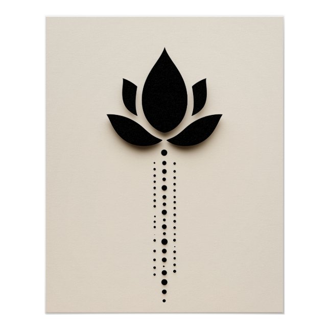 Póster Resumen de arte de las flores (Anverso)