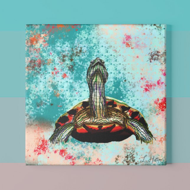 Póster Resumen de arte de tortuga (Subido por el creador)