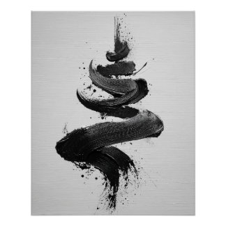 Póster Resumen de arte en la pared