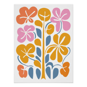 Póster Resumen de arte floral