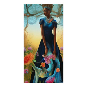 Póster Resumen de arte original Diosa espiritual bohemia
