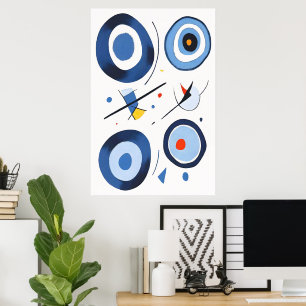 Póster Resumen de baile de dimensión circular