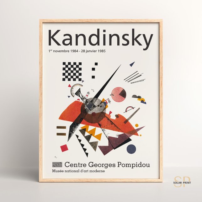 Póster Resumen de Bauhaus en pequeños mundos de Wassily K (Subido por el creador)