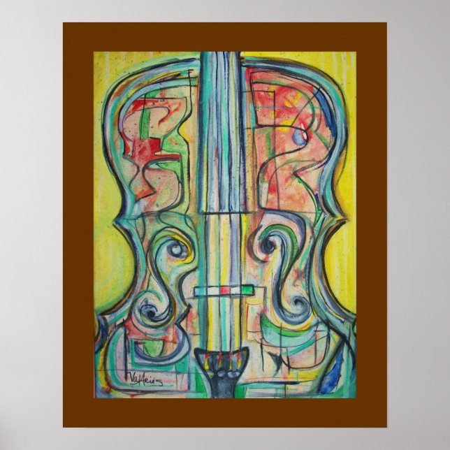 Póster Resumen de Cello Poster por ValAries (Frente)