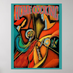 Póster Resumen de cocina