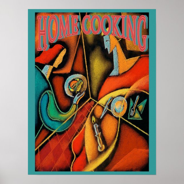 Póster Resumen de cocina (Frente)