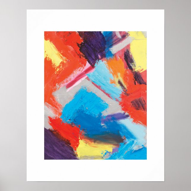Póster Resumen de colores primarios (Frente)