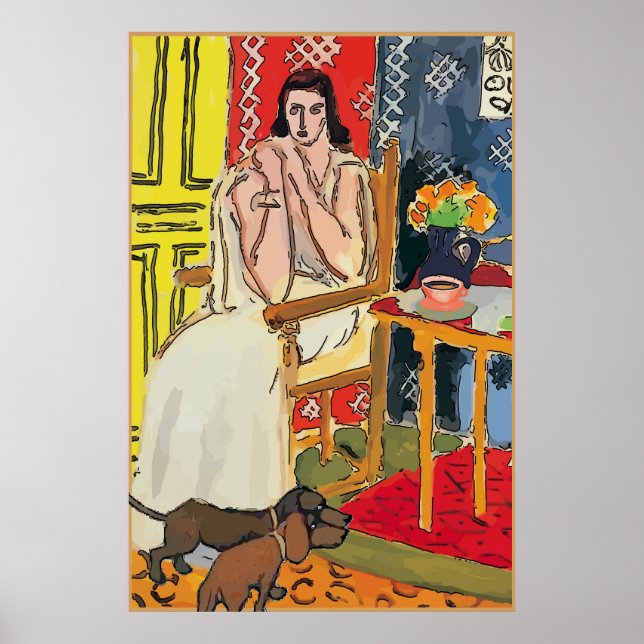 Póster Resumen de Dachshunds en el piso, (Frente)