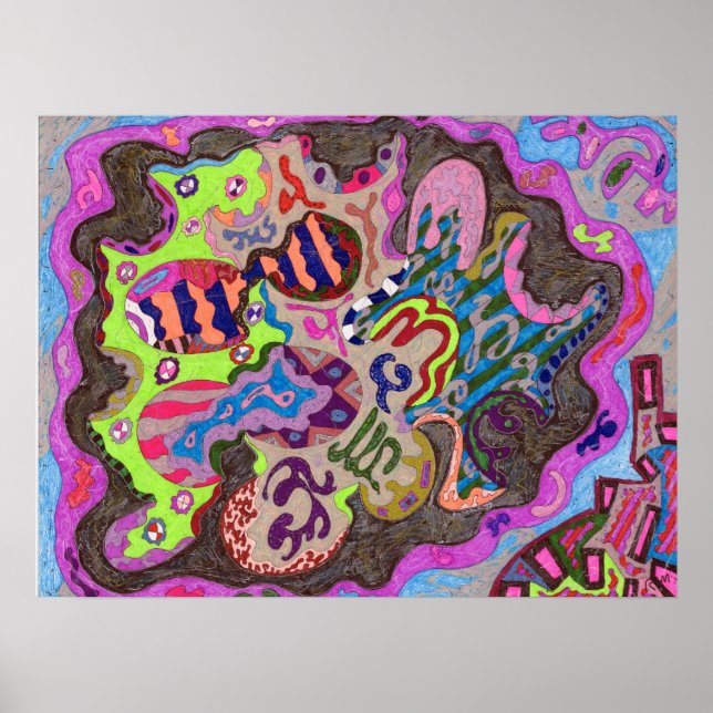 Póster Resumen de "danza" Art 24x18 (Frente)