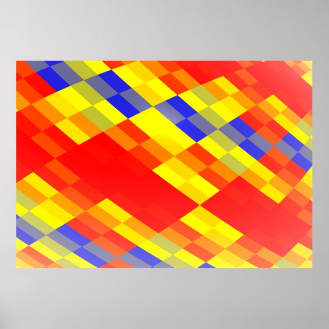 Póster Resumen de diseño de fondo abstracto de mezcla de  (Frente)