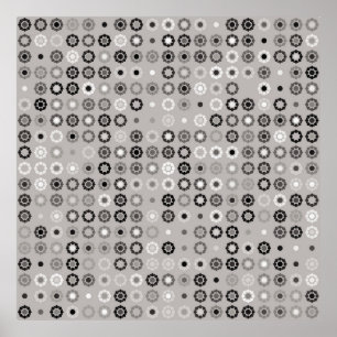 Póster Resumen de diseño de patrones geométricos, arte, g