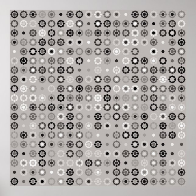 Póster Resumen de diseño de patrones geométricos, arte, g (Frente)