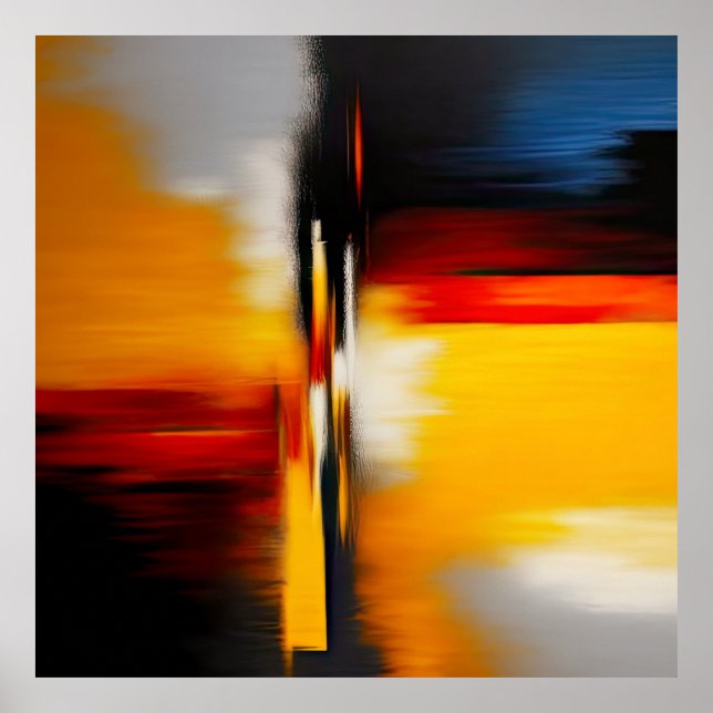 Póster Resumen de diseño moderno (Frente)