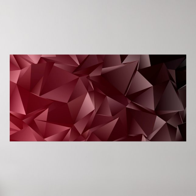 Póster Resumen de fondo de polos bajos. textura triangula (Frente)