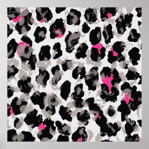 Póster Resumen de fondo de textura animal, leopardo, áfri