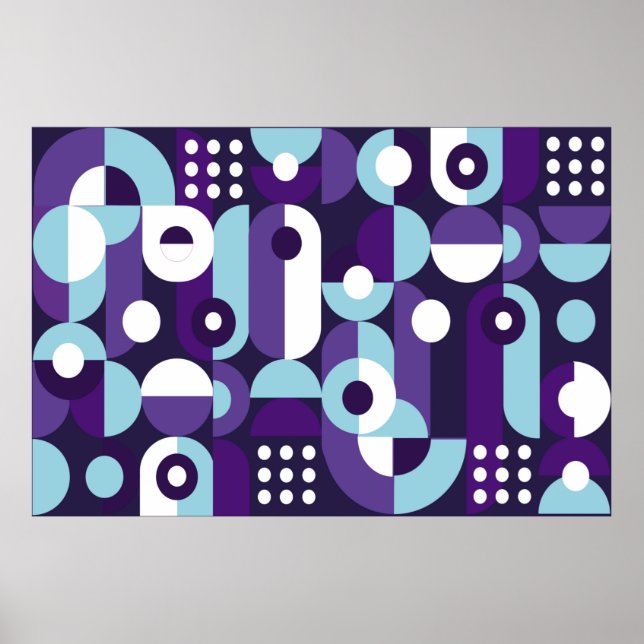 Póster Resumen de formsabstrato geométrico, arte, arte, b (Frente)