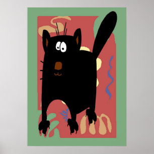 Póster Resumen de gato negro