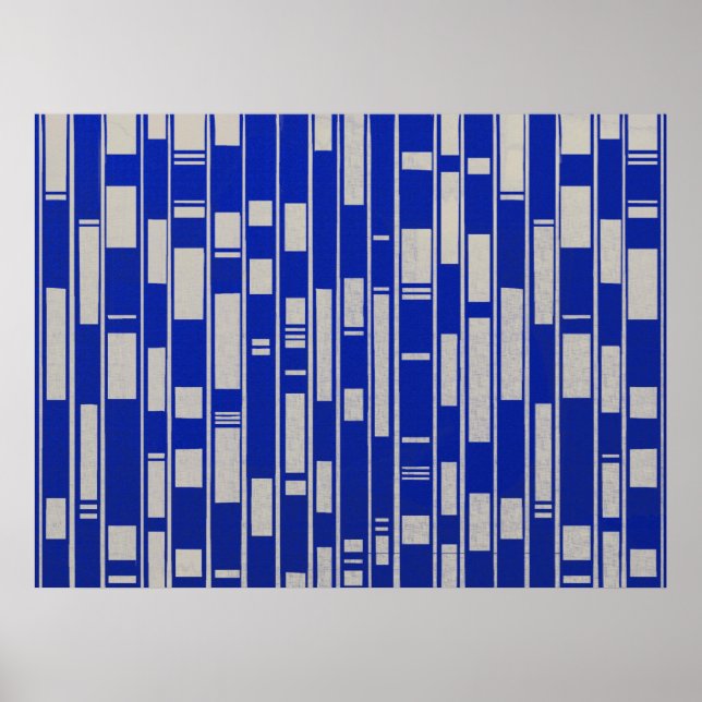 Póster Resumen de inspiración textil africana (Frente)