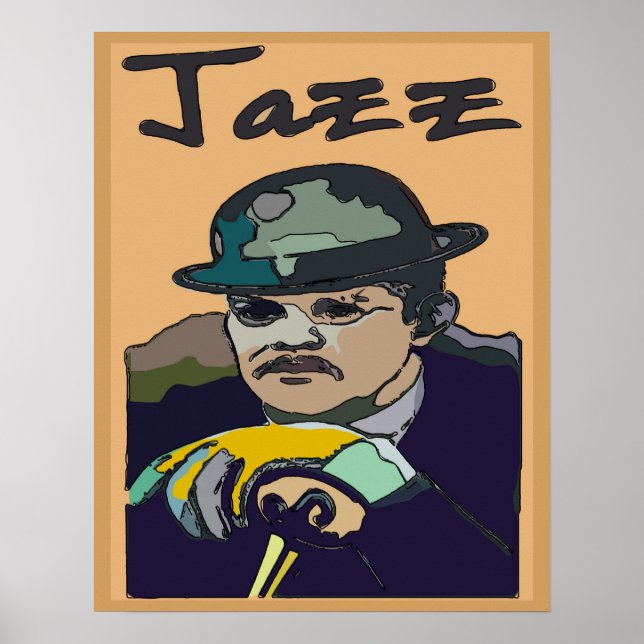 Póster Resumen de jazz (Frente)