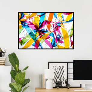 Póster Resumen de la cinta de Fiesta Ondas de Poster negr