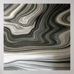 Póster Resumen de la Pura Acrílica Artística de Monotone 