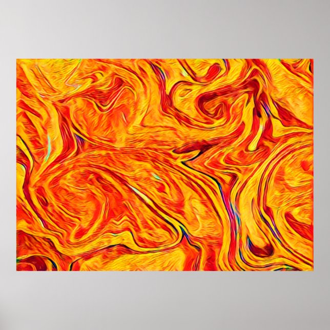 Póster Resumen de la textura de las ondas giratorias. Coc (Frente)