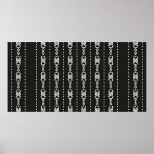 Póster Resumen de la textura del corazón azteca