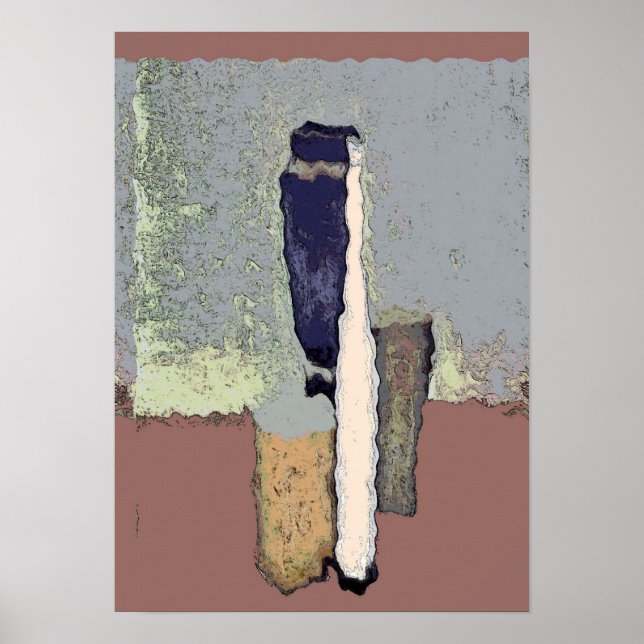 Póster Resumen de la vida de las botellas (Frente)