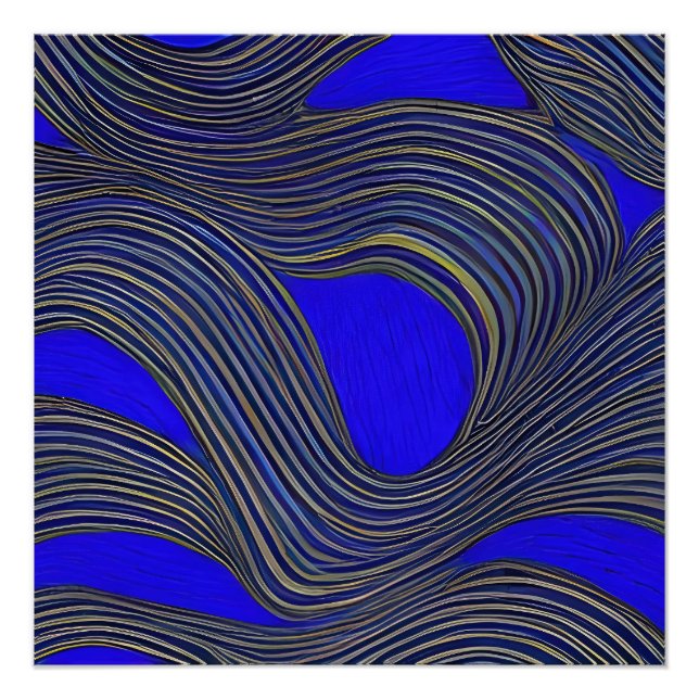 Póster Resumen de las ondas fracturadas de la capa marina (Anverso)