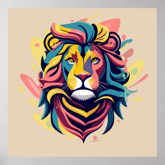 Póster Resumen de Lion Head Art (Frente)