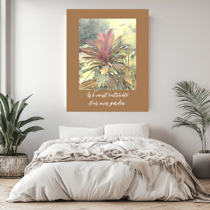 Póster Resumen de los cascos de los jardines inspirando l