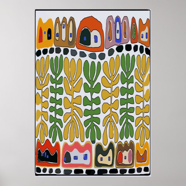 Póster Resumen de los huertos en Nueva Orleans (Frente)