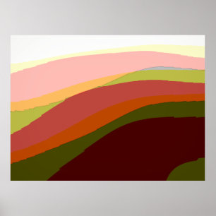 Póster Resumen de los vibes del atardecer Art 206