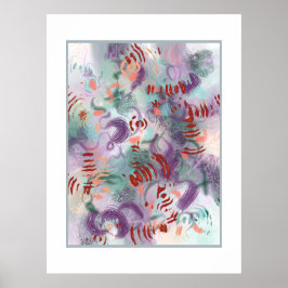 Póster Resumen de marcas alegres