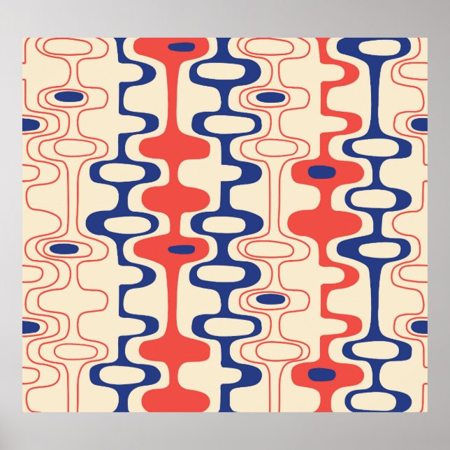 Póster Resumen de mediados de siglo: diseño moderno sin f (Frente)