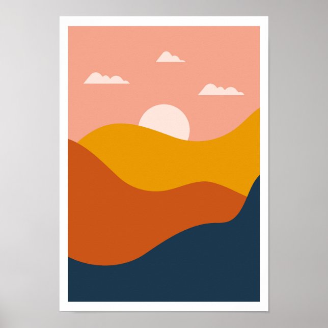Póster Resumen de Moda minimalista (Frente)