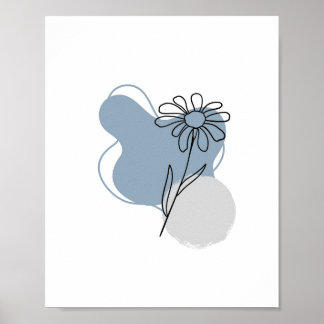Póster Resumen de Moda simple Minimalista estilo Boho Flo