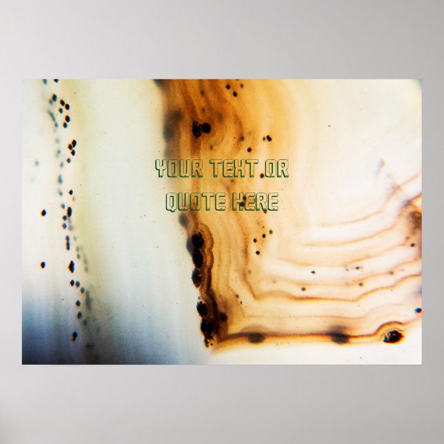 Póster Resumen de patrones de agonía (Frente)