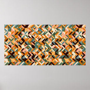 Póster Resumen de patrones geométricos sin soldadura en E