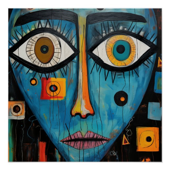 Póster Resumen de pintura con spray (Anverso)